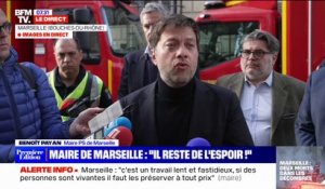 Benoît Payan, maire de Marseille: "La priorité des priorités, c'est la recherche d'éventuels survivants"