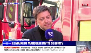 Benoït Payan, maire de Marseille: "Il ne devrait pas y avoir de nouveaux évacués"