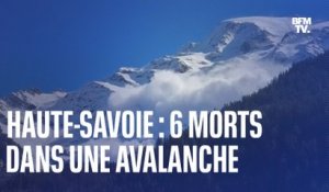 Une avalanche fait 6 morts en Haute-Savoie