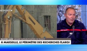 Olivier Lame, sapeur-pompier, sur les recherches à Marseille : «Fatalement il y a une fatigue psychologique»