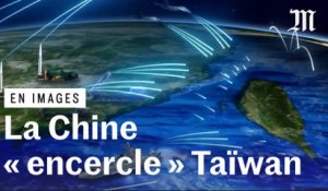 La Chine simule le bombardement de Taïwan