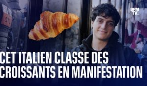 Ce youtubeur italien classe les meilleurs croissants de Paris en pleine manifestation