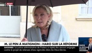 Marine Le Pen après sa rencontre avec Elisabeth Borne estime que rien n'a changé après son entrevue