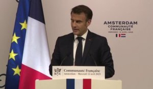 Suivez en direct le discours d'Emmanuel Macron à la communauté française aux Pays Bas