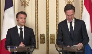 Suivez en direct la conférence de presse d'Emmanuel Macron avec le Premier ministre néerlandais, Mark Rutte