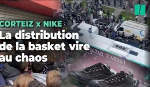 À Paris, la vente des baskets Nike X Corteiz Air Max 95 fait plusieurs blessés