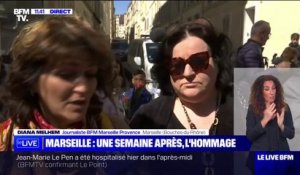 Une semaine après l'explosion d'un immeuble à Marseille, un rassemblement pour rendre hommage aux victimes