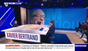 Xavier Bertrand sur l'hospitalisation de Jean-Marie Le Pen: "Je souhaite qu'il traverse cette épreuve"