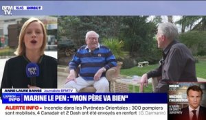 "Les nouvelles sont rassurantes": Marine Le Pen assure que son père "va bien"