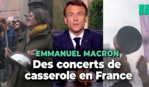 Pendant l’allocution de Macron, des « concerts de casserole » un peu partout en France