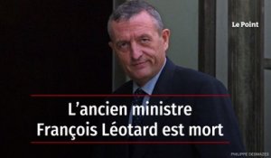 L’ancien ministre François Léotard est mort