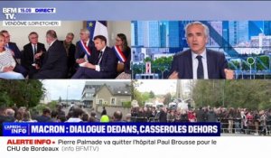 "On va se battre contre cette réforme et contre sa politique ultra-libérale": des manifestants mobilisés à Vendôme pour le déplacement d'Emmanuel Macron