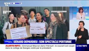 Lille: le spectacle de Gérard Depardieu, accusé de violences sexistes et sexuelles, perturbé et retardé par des manifestants