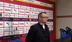 Football: Franck Haise (RC Lens) "notre match le plus abouti"