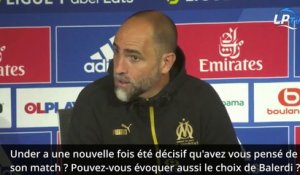 Lyon 1-2 OM : Tudor explique la titularisation de Balerdi