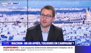 Interview d'Emmanuel Macron: "On voit qu'il y a une fracturation à l'intérieur de la majorité" affirme Antoine Léaument (NUPES)