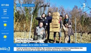 A Suze-la-Rousse, "Domaine des Gravennes", 2 frangins, 6 cuvées Bio,1 belle histoire de famille et de passion