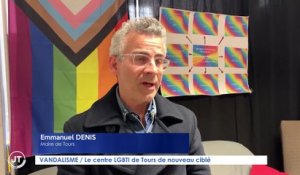 Le Journal - 24/04/2023 - VANDALISME / Le centre LGBTI de Tours de nouveau ciblé