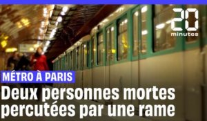 Paris : Deux personnes meurent après avoir été percutées par une rame de métro #shorts