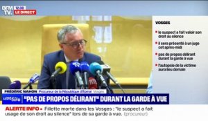 Fillette retrouvée morte dans les Vosges: le procureur évoque les faits pour lesquels le suspect avait été mis en examen