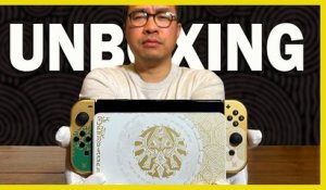 J'ai reçu la Nintendo Switch Zelda Tears of Kingdom Collector, mon UNBOXING 4K