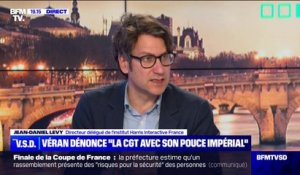 Pour Jean-Daniel Levy (Harris Interactive), l'annonce de la mobilisation dans le Stade de France à la 49e minute et 30 secondes montre "ce sur quoi les Français sont amenés à bloquer"