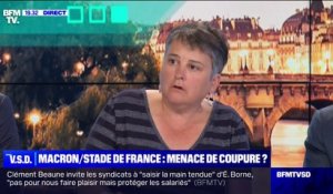 Rassemblement syndical interdit au Stade de France: "Tout nous est interdit, ça fait monter la colère" déplore Céline Verzeletti (CGT)