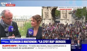 Laurent Berger assure que l'intersyndicale "n'est pas du tout en train de se fissurer"