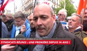 Laurent Berger : «On a un 1er Mai historique !»