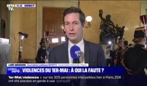 Violences du 1er-Mai: les députés renvoient la faute à Emmanuel Macron
