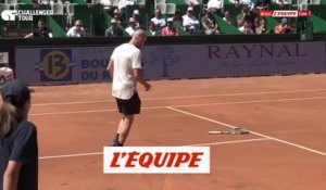 Le craquage d'Adrian Mannarino - Tennis - Challenger - Aix en Provence