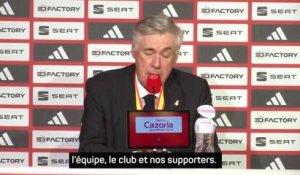 Finale - Ancelotti : "Nous avons réalisé quelque chose de grand"