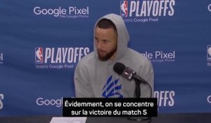 Warriors - Curry : "Il faut rester positif"