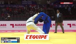 Le replay du combat d'Alexis Mathieu au 1er tour des - 90kg H - Judo - Mondiaux