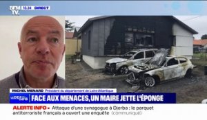Domicile d'un maire incendié: Michel Menard, président du département de Loire-Atlantique dénonce "une agression insupportable et intolérable"