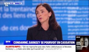 Pour Jacqueline Laffont, avocate de Nicolas Sarkozy, les magistrats de  la cour de cassation "sont peut-être un peu moins débordés par leur idéologie personnelle"