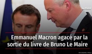 Emmanuel Macron agacé par la sortie du livre de Bruno Le Maire
