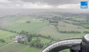 Pour contrôler ses lignes électriques en Bretagne, Enedis réalise des survols en hélicoptère