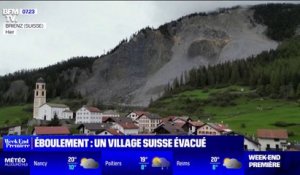 Un village suisse totalement évacué en raison d'un éboulement