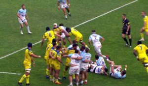 TOP 14 - Essai de Damian PENAUD (ASM) - Aviron Bayonnais - ASM Clermont - Saison 2022-2023