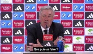 34e j. - Ancelotti rassurant après la sortie de Camavinga