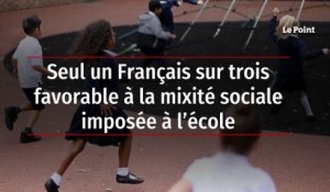 Seul un Français sur trois favorable à la mixité sociale imposée à l’école