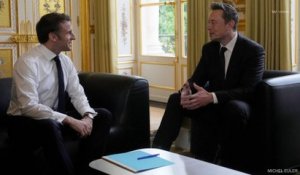 Le milliardaire Elon Musk a rencontré  Emmanuel Macron à l'Élysée
