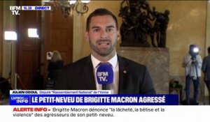 Agression du petit neveu de Brigitte Macron: "S'attaquer aux familles, c'est d'une lâcheté inouïe" estime Julien Odoul (RN)