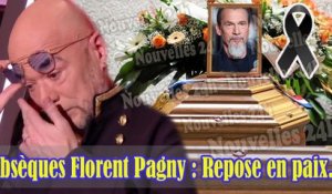 Obsèques de Florent Pagny : Pascal Obispo a pleuré amèrement devant l'image de Florent Pagny