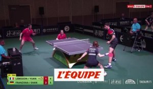 Le replay du 1er tour du double mixte Lebesson-Yuan - Tennis de table - Championnats du monde