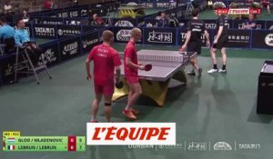 Le replay du 2e tour du double des frères Lebrun - Tennis de table - Championnats du monde