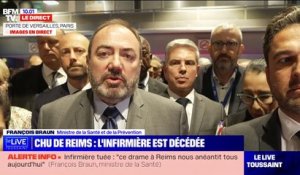 Agression au couteau au CHU de Reims: "Il faut rapidement prendre les mesures qui s'imposent", réagit François Braun, ministre de la Santé