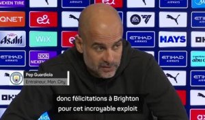 32e j. - Les compliments incroyables de Guardiola au Brighton de De Zerbi : "Comme un trois étoiles au Michelin"