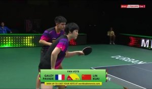 Le replay du quart de finale du double mixte Pavade-Gauzy - Tennis de table - Championnats du monde